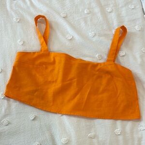 Orange Linen Set